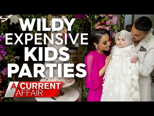 Lavish kids parties bigger than some weddings | A Current Affair