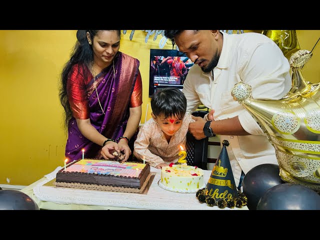 HRIDHUU 2ND BIRTHDAY CELEBRATION WITH MY FAMILY🥳 | MINI VLOG | #birthdaycelebration #birthdaycelebra