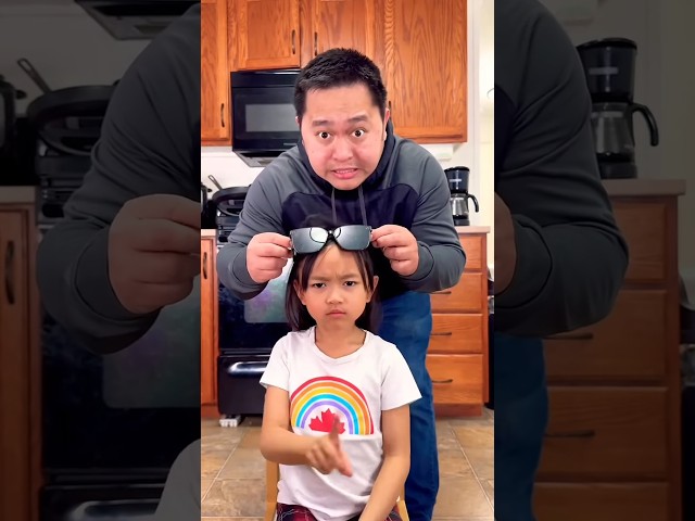 Cute kid pranks dad🌈✅👧❤🤯🧀 1356