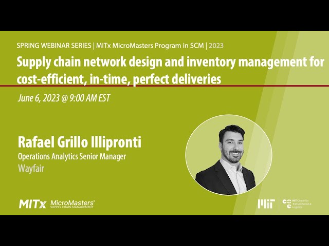 Supply chain network design and inventory management for cost-efficient, in-time, perfect deliveries