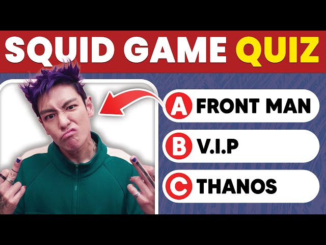 Ultimate Squid Game Quiz..! 🦑60+ Questions about Squid Game Season 1 & 2..! #quiz