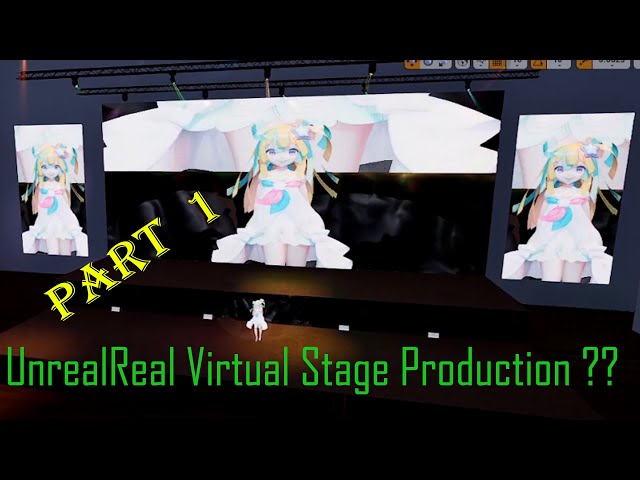 Unreal Virtual Stage Production??? with mmd part 1