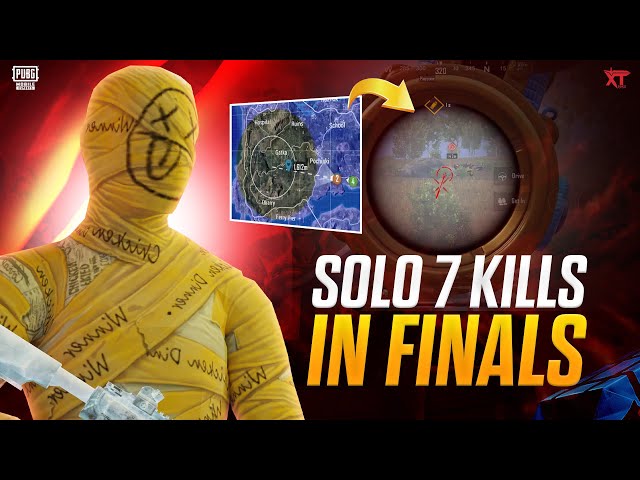 SOLO 7 KILLS IN FINALS • PUBG MOBILE COMPATITVE