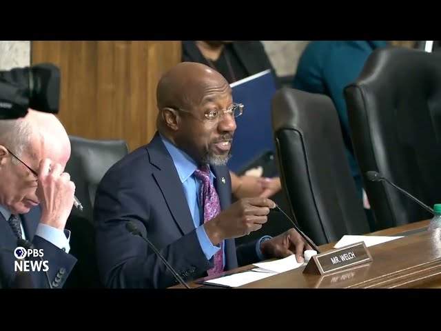 WATCH: Sen. Raphael Warnock questions RFK Jr. in confirmation hearing