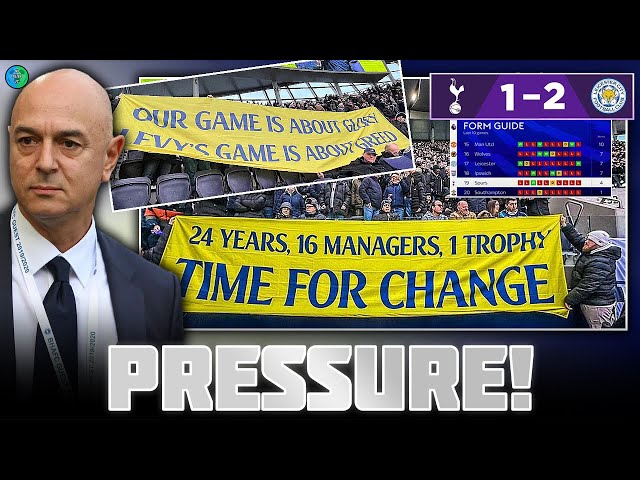 HAVE SPURS FANS FINALLY HAD ENOUGH OF LEVY & ENIC? | THE DAY AFTER SPURS 1-2 LEICESTER