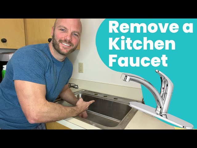 Remove an old Kitchen Faucet