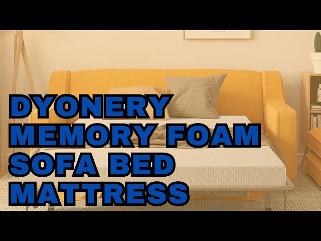 Dyonery Memory Foam Sofa Bed Mattress Review in 2023