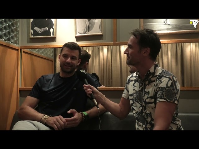 Interview with a relaxed Grigor Dimitrov - BNP Paribas Nordic Open 2024