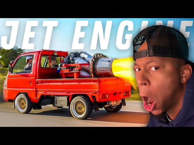 KOOLKIDTRE REACTS TO WHISTLINDIESEL PUTTING A FIGHTER JET ENGINE IN MY MINI TRUCK...