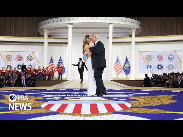 WATCH: President Donald Trump and first lady Melania Trump dance at Commander-in-Chief Ball