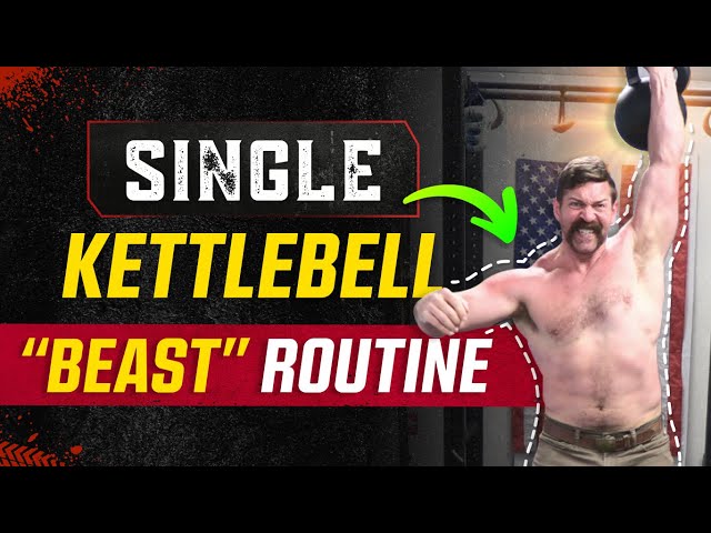 12 Minute Single Kettlebell 'BEAST' Workout | Coach MANdler