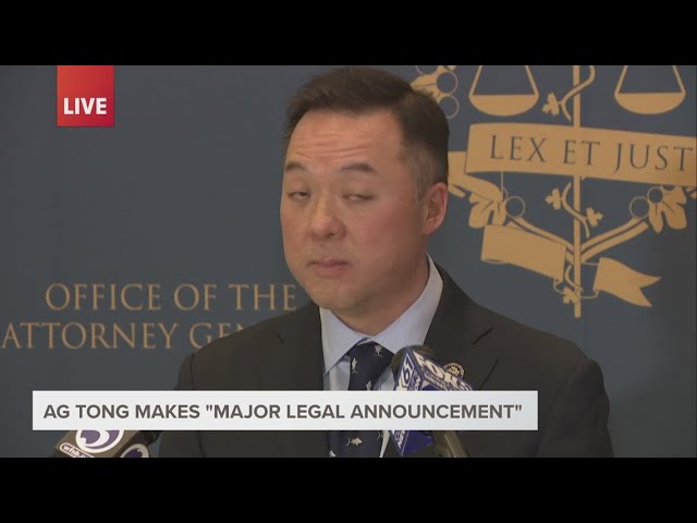 AG Tong announces several legal actions against the Trump administration