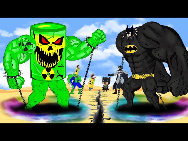 Evolution Of BATMAN Family Vs Evolution Of MONSTER RADIATION: Who Will Win? | SUPER HEROES MOVIE