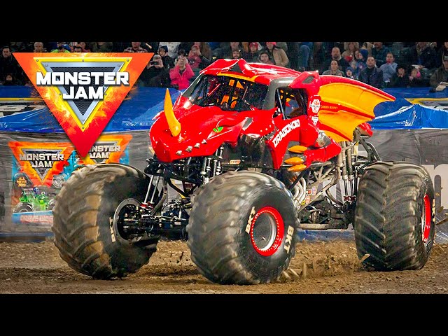 Dragonoid's Best Monster Jam Moments - Bakugan Dragonoid Monster Truck