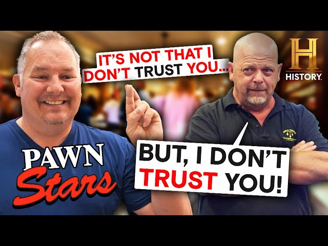 Pawn Stars: Rick Doesn't Trust ANYBODY in His Shop!