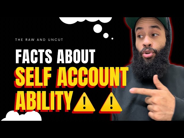 Let me just explain to you a few things about accountability in any relationship…