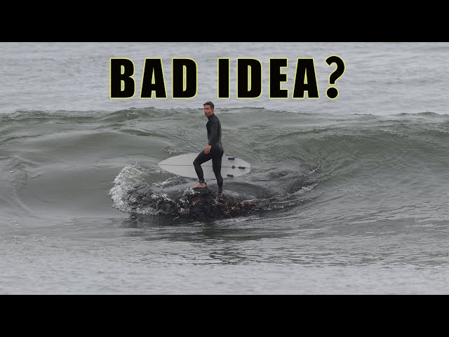 Jumping Off a Rock Into a Wave—Genius or Crazy?