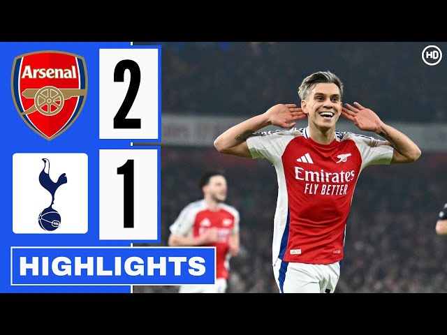 Arsenal vs Tottenham (2-1) Extended Highlights & All Goals | Premier League 2025