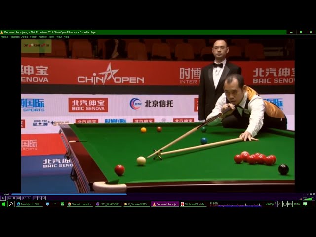 Dechawat Poomjaeng v Neil Robertson 2015 China Open Snooker Round 1