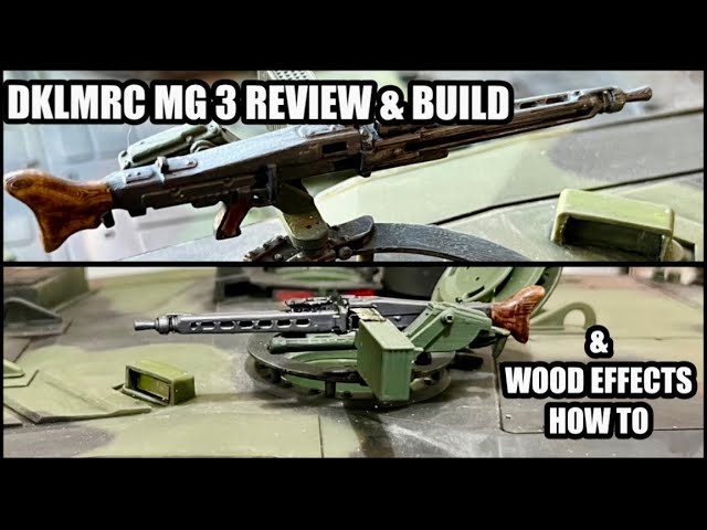 DKLMRC MG 3 UNBOXING & REVIEW + WOOD EFFECTS #howto HENG LONG, TAMIYA, TAIGEN, TONGDE, LEOPARD 2A6