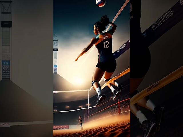 How AI sees different sports: Volleyball #shorts