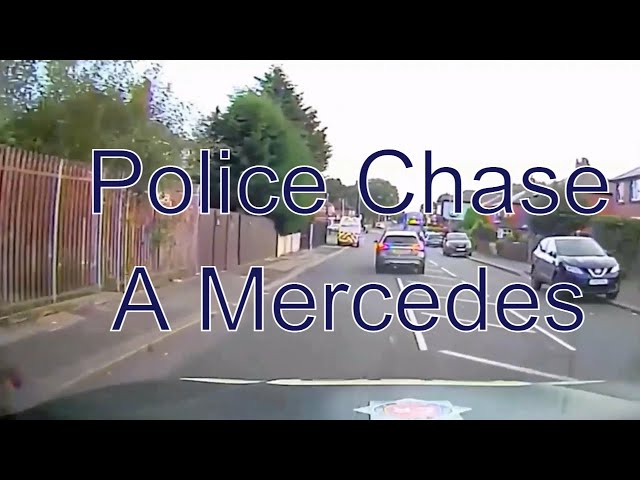 Dashcam UK. Police chase through Farnworth, Bolton UK.