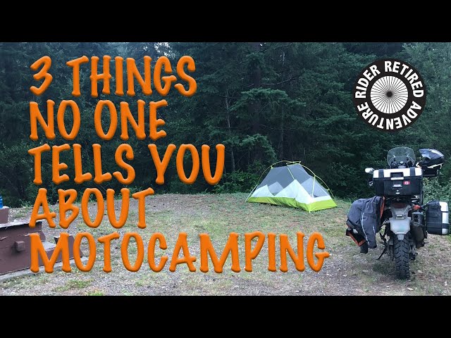 3 motorcycle camping tips