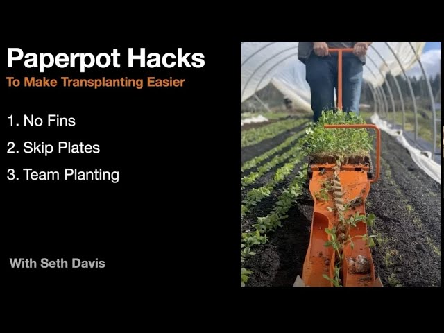 3 Paperpot Transplanter Hacks [MAKE TRANSPLANTING EASIER]