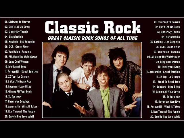 Top Playlist 100 Classic Rock Songs 70s 80s 90s | Best Of Classic Rock 70s 80s 90s