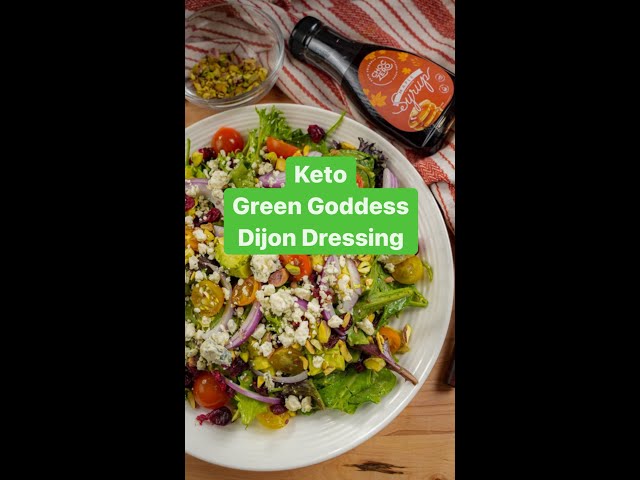 Keto Green Goddess Dijon Dressing #shorts