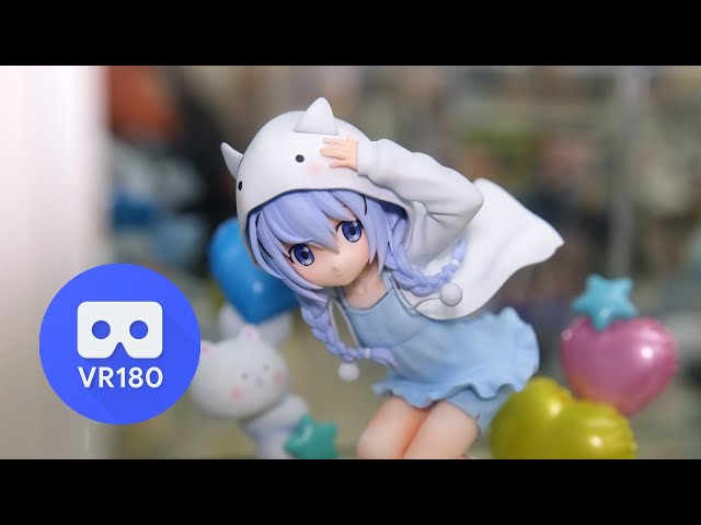 【3D VR180】ソル・インターナショナル ご注文はうさぎですか？ BLOOM チノ ティッピーパーカーver.フィギュアサンプル展示立体視