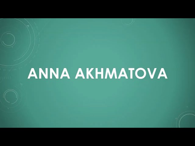 Anna Akhmatova