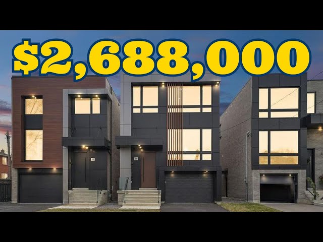 Inside A Custom Built Luxury $2.6 Million Dollar Home In Toronto Ontario | Toronto Real Estate