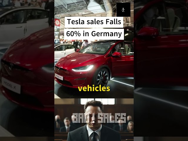 Tesla sales Falls 60% in Germany.(Reuters)