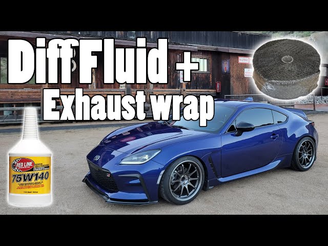 GR86 Differential Fluid & Exhaust Wrap For Track Driving