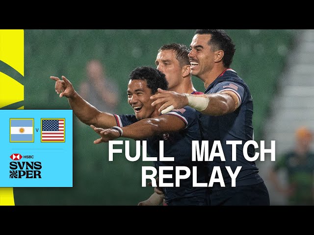 INCREDIBLE golden point win! 🔥 | Argentina v USA | Perth HSBC SVNS 2025 | Full Match Replay