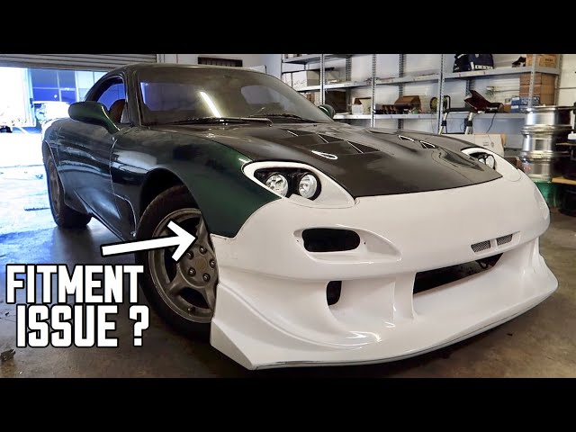 RX-7 RE Amemiya Front Bumper Install [N105]