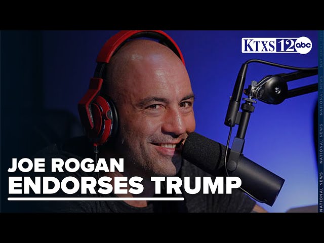 Joe Rogan endorses Trump just before Election Day