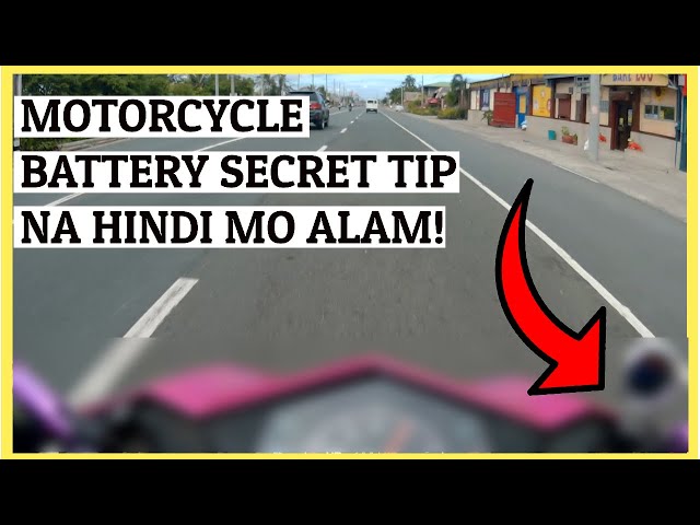 Motorcycle Battery Maintenance (Apat na taon hindi pa pinapalitan!)