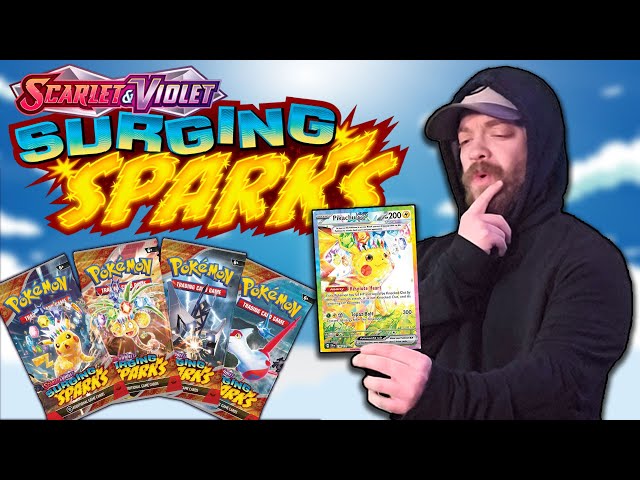 Searching For The $500 PIKACHU! Opening Pokémon Surging Sparks