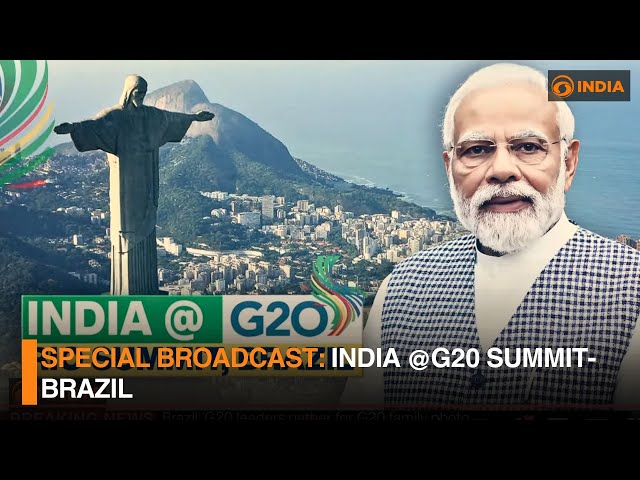 Special Broadcast: India @G20 Summit-Brazil | DD India