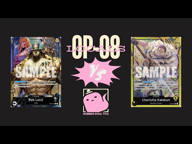 (OP08.5) OPTCG POV: Lucci vs Katakuri! Galaxy Games Locals! Tourney!