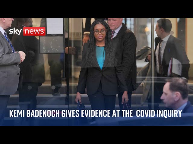 Covid Inquiry: Kemi Badenoch faces questions