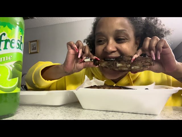 DJsBBQ…Ribs…Brisket…chitterlings-Storytime #vlogmas #foodie #bbq #restaurantreview