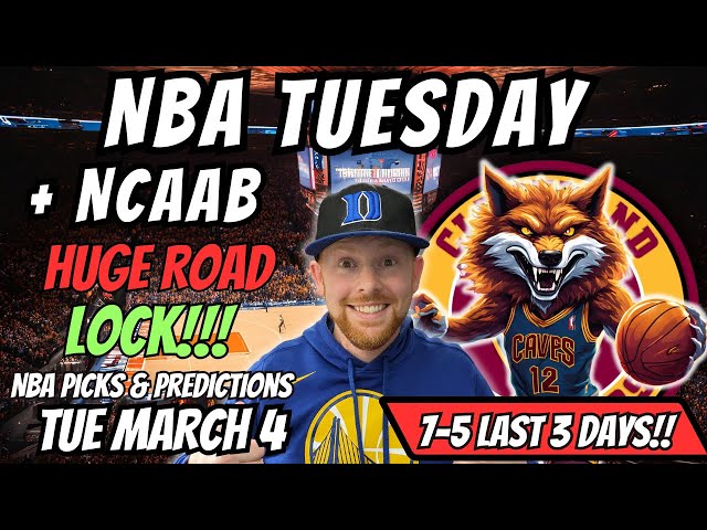 NBA Picks Today Tuesday 3/4/2025 | Free NBA Best Bets, Predictions & Player Props Today