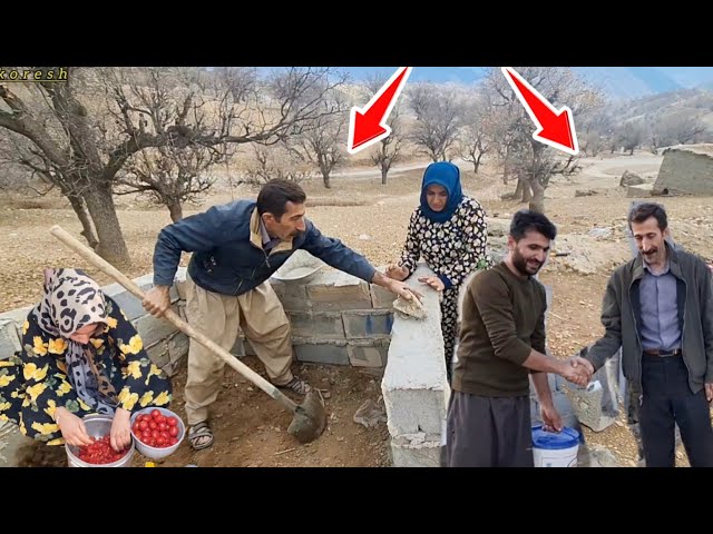 Nomadic love: building a toilet in the cold of winter❤🥀