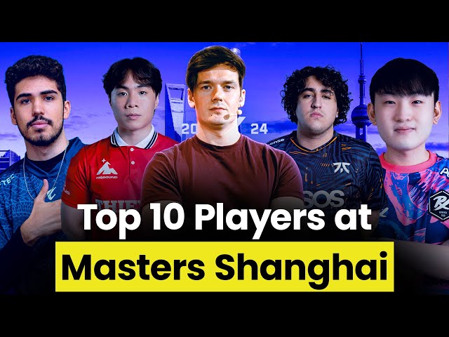 Sliggy's TOP 10 PLAYERS AT MASTERS SHANGHAI