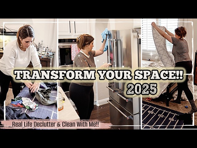 Transform Your Space with REAL LIFE Decluttering & Cleaning Motivation!