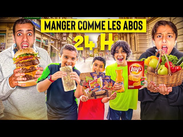 LES ABONNÉS DECIDE CE QU'ON MANGE PENDANT 24H 😭 ! ( Meilleur jour de ma vie)