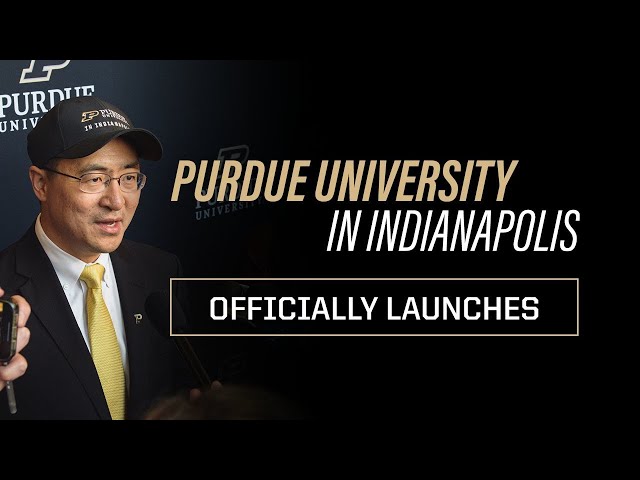 Official signing event launching Purdue’s Indianapolis campus.